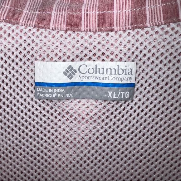 Columbia Shirt Adult Extra Large Multicolor Short Sleeve 100% Polyester Mens - Picture 3 of 16